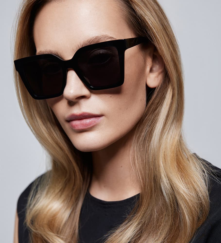 Ivy Black Sunglasses