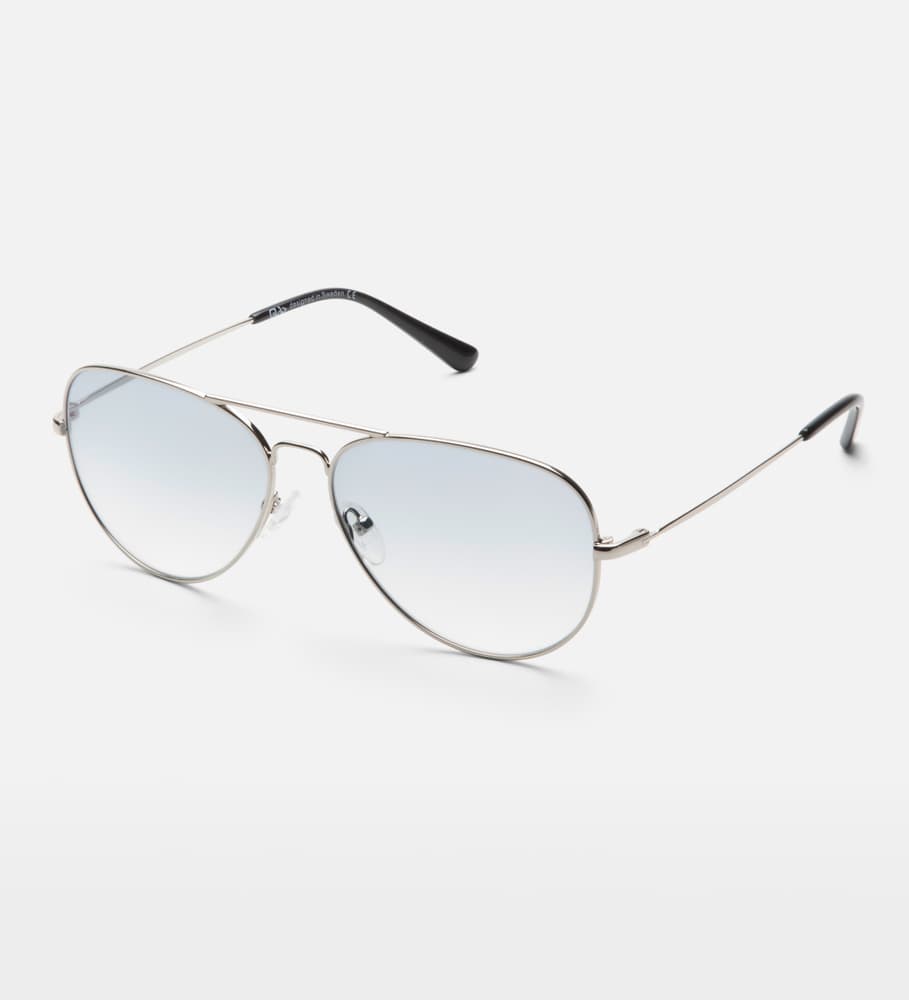 Edda Silver Tinted Blue