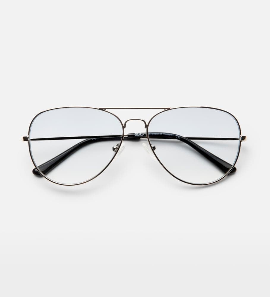 Edda Silver Tinted Blue