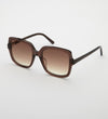 Elara Dark Brown Sunglasses