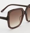 Elara Dark Brown Sunglasses