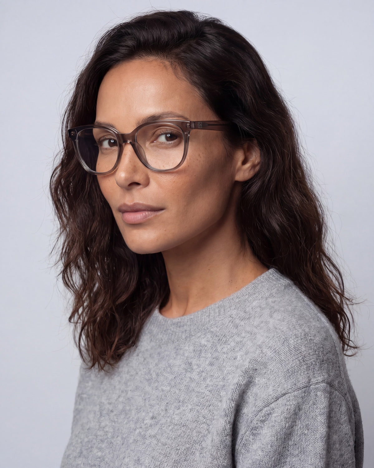 Maya Chocolate Readers, worn, side