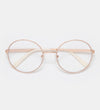 Grace Rose Gold Large Blue Light