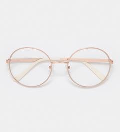 Grace Rose Gold Large Blue Light