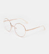 Grace Rose Gold Large Blue Light