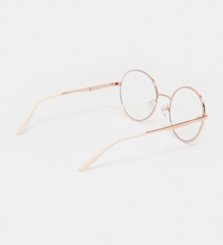Grace Rose Gold Large Blue Light