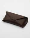 Vegan Leather Envelope Case Brown